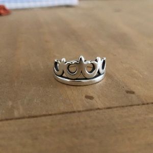 James Avery crown ring